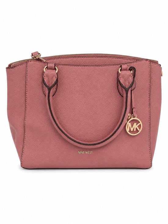 Nine West Handbags - Nine West Pebbled Satchel Crossbody Purse Tote Bag